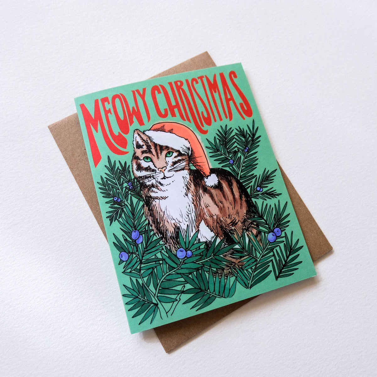 Meowy Christmas Card