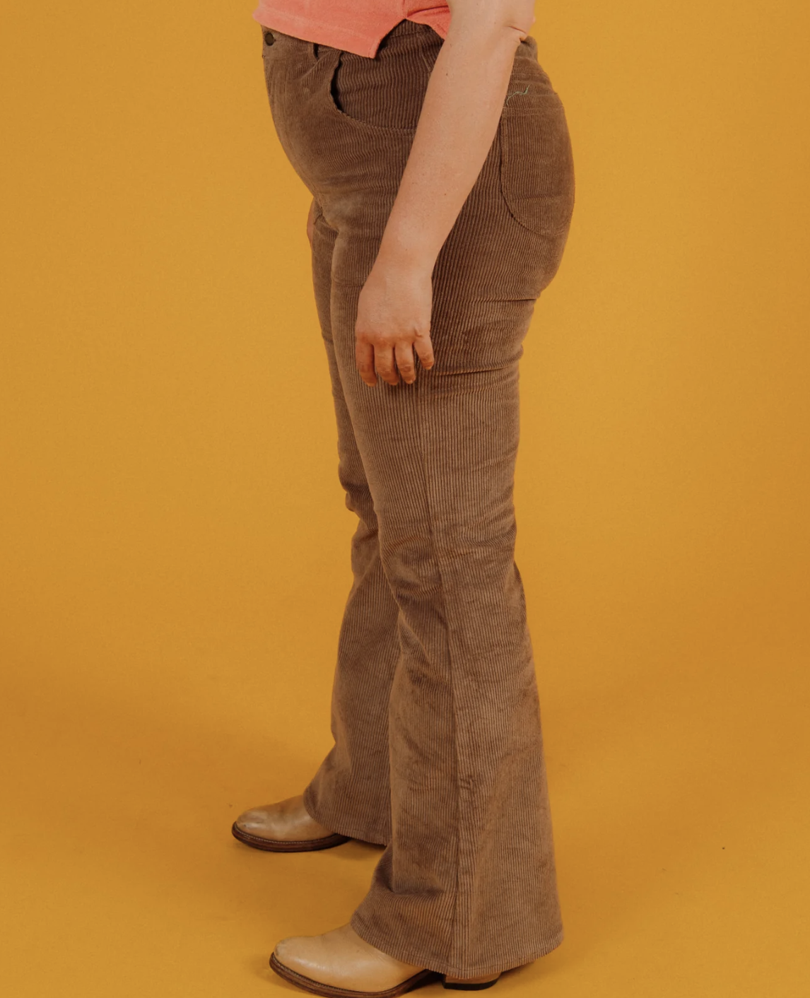 Women's Bell Bottoms - Brown