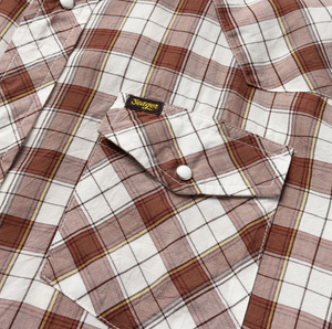 Amarillo S/S Snap Shirt - Brown Plaid