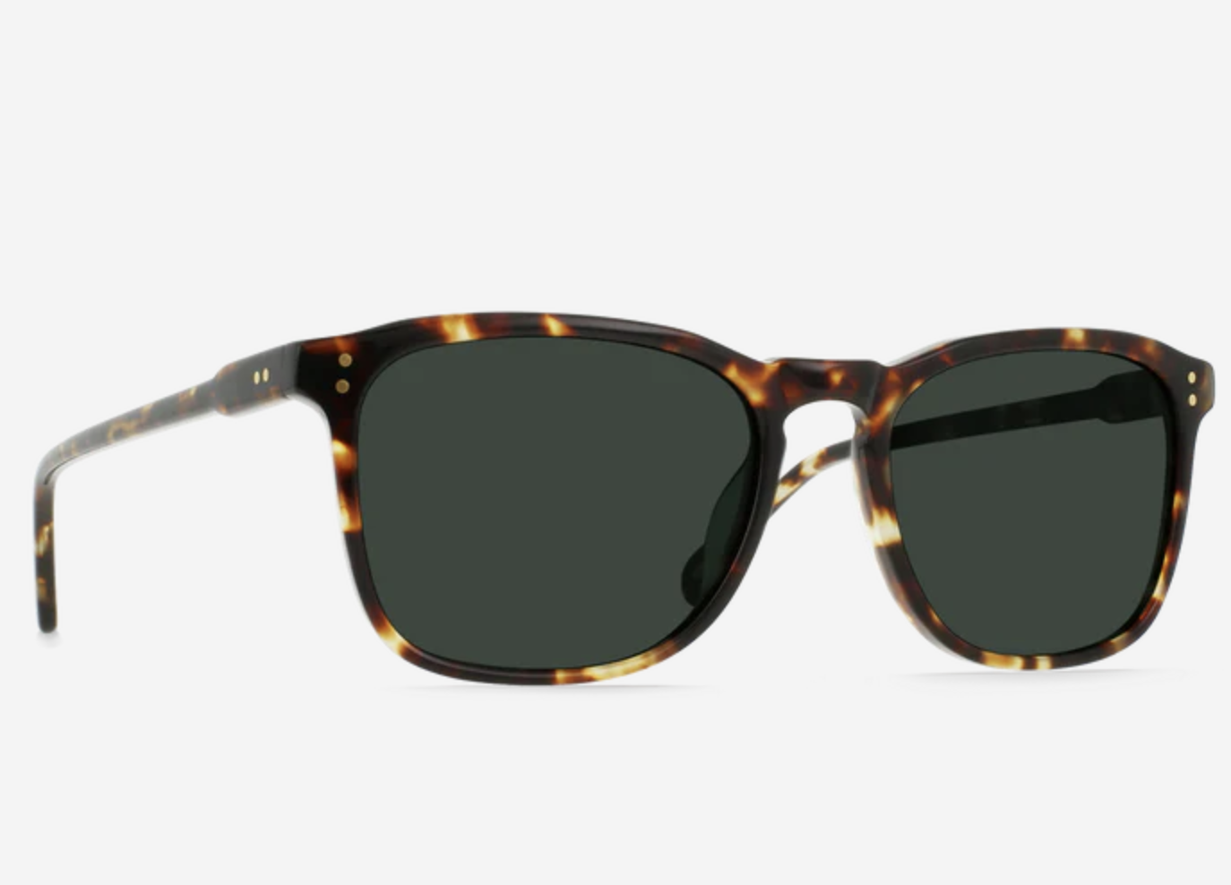 Wiley Sunglasses - Brindle Tortoise/Green Polarized