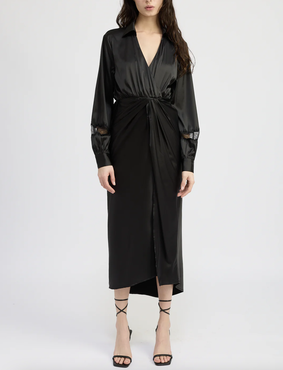 maxi dress polyester spandex Brown Polyester Spandex Solid Maxi Dress Rich Styles