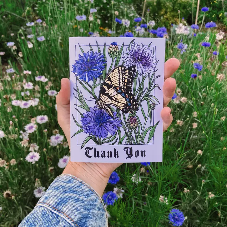 Thank You Butterfly Card