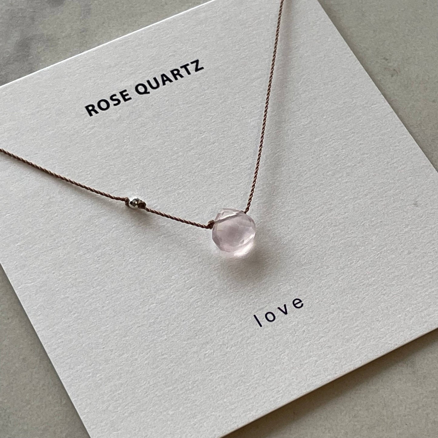 Rose Quartz Love Necklace