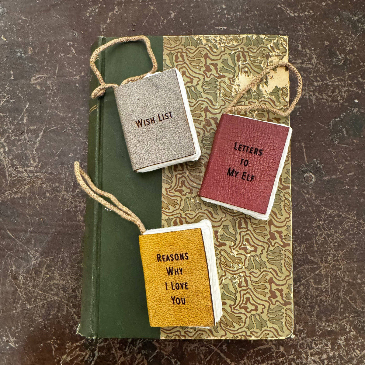 Little Book Ornament with Cotton Hanger - “Reasons Why I Love You”