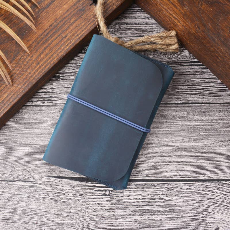 Leather Passport Holder With Strap