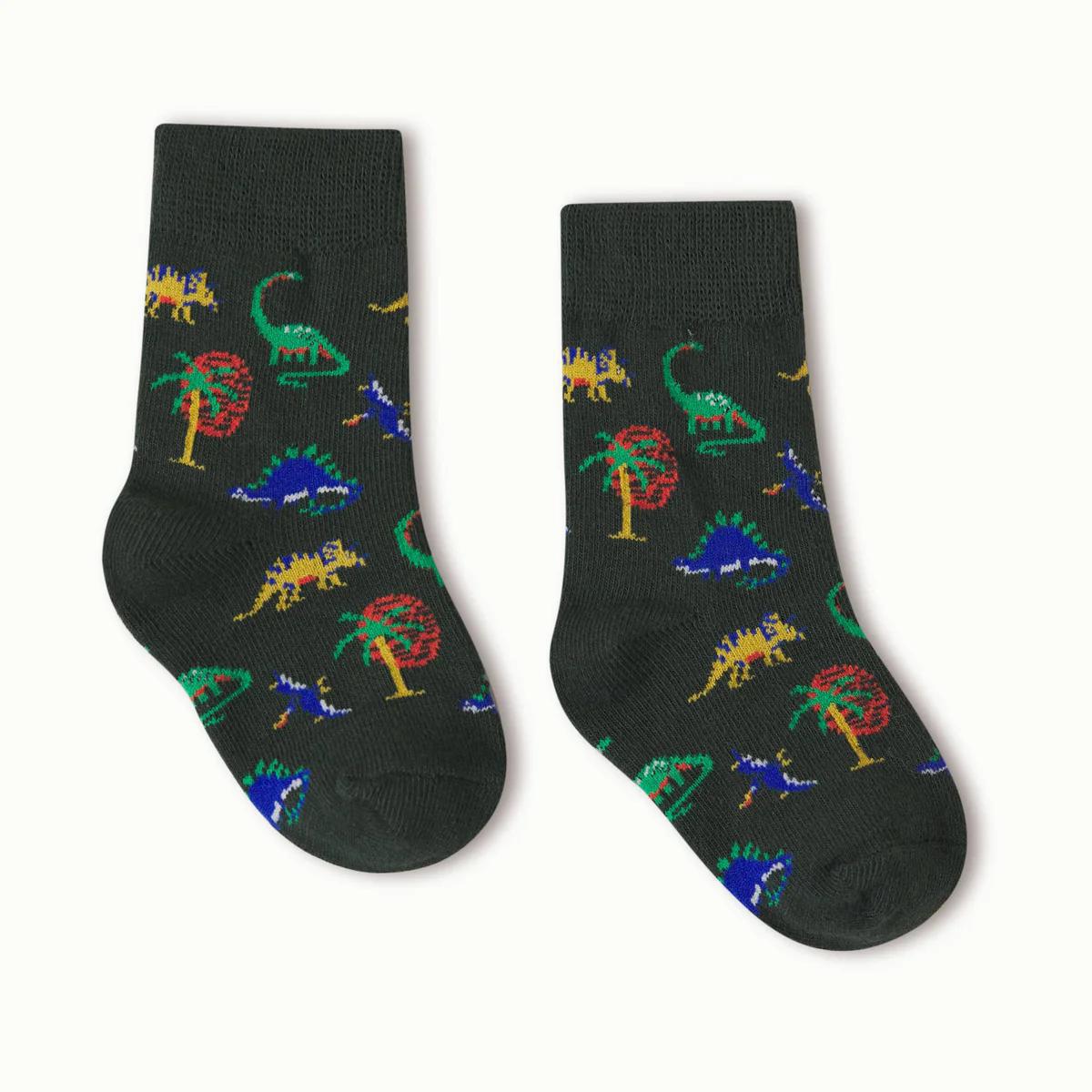 Baby Dinosaur Socks