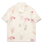 Stachio Short Sleeve Shirt - Summer Menu Embroidery