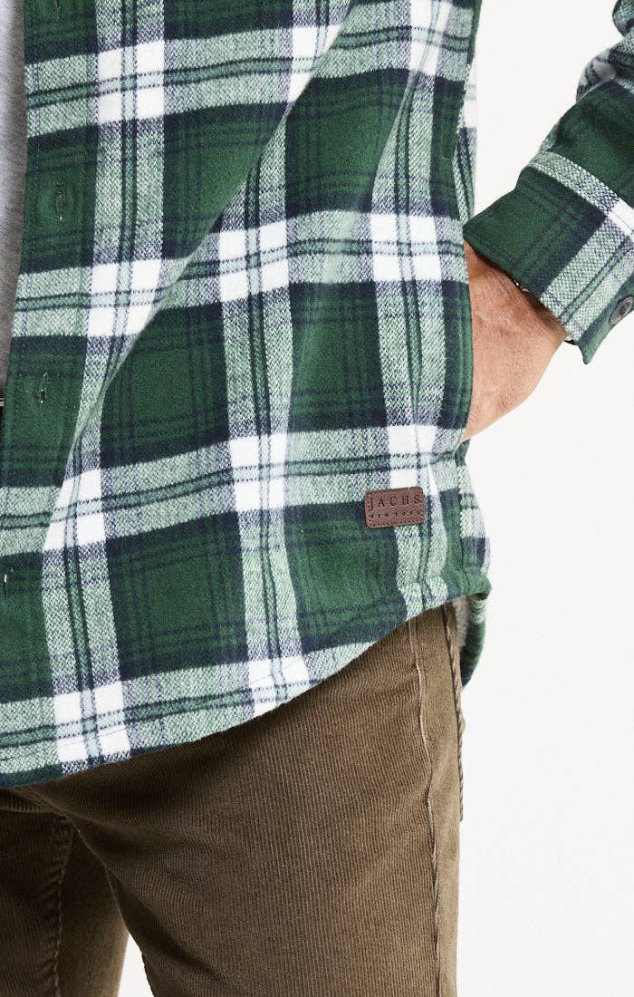 Sherpa Lined Flannel Shirt Jacket - JACHS NY