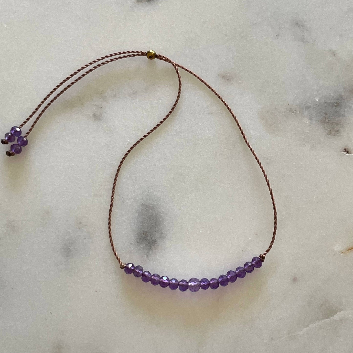Amethyst Peace Bracelet