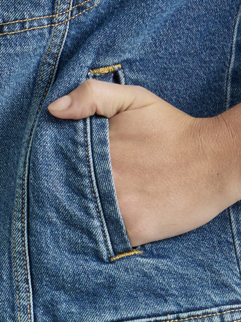 Rider Sherpa Jacket - In The Thrill Blue