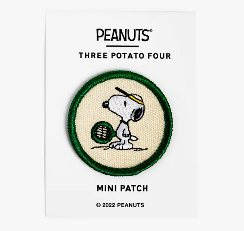 Snoopy Tennis Mini Patch