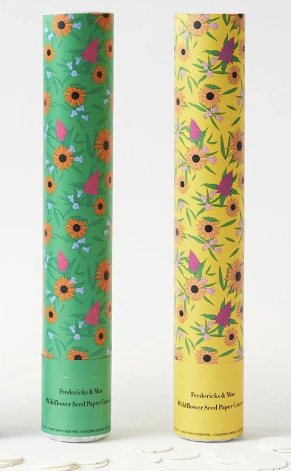 Wildflower Seed Paper Cannon