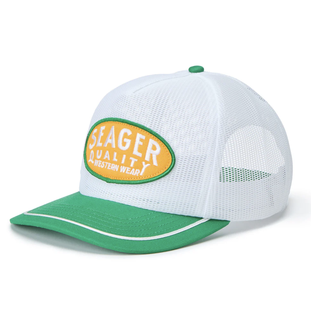 Old Town All Mesh Snapback - White/Green