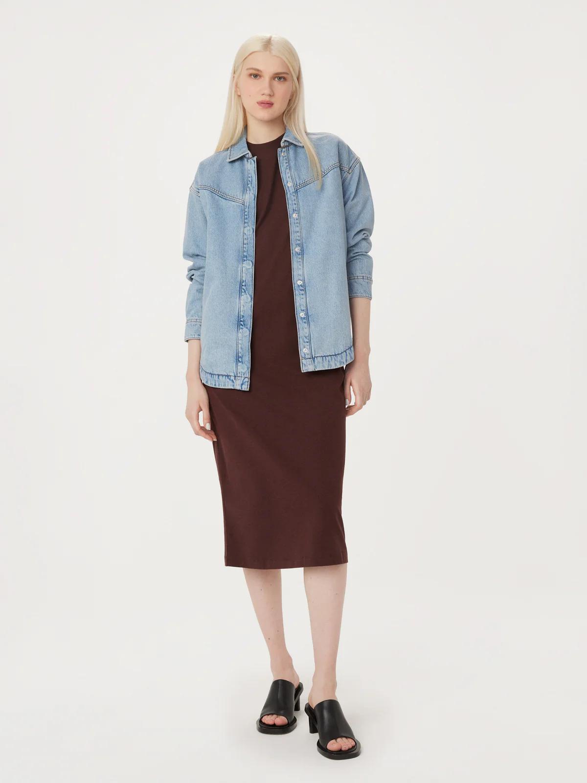 The Maxi T-Shirt Dress - Mahogany Genterie Supply Co. The Maxi T-Shirt Dress - Mahogany Genterie Supply Co.