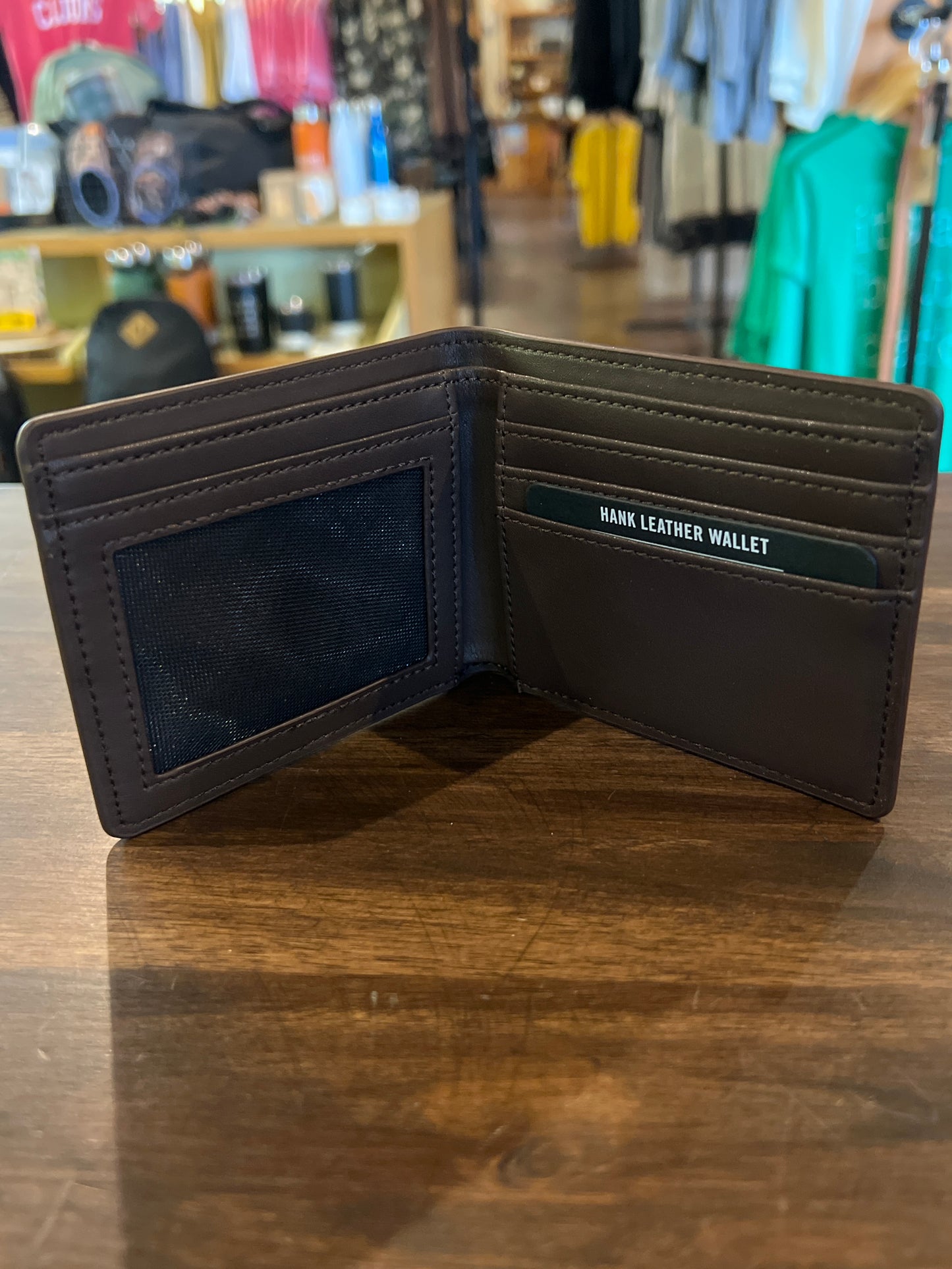 Hank Wallet - Brown Leather