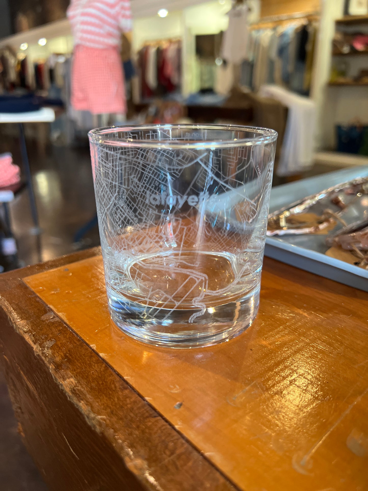 Lafayette, Louisiana - Whiskey Rocks Glass
