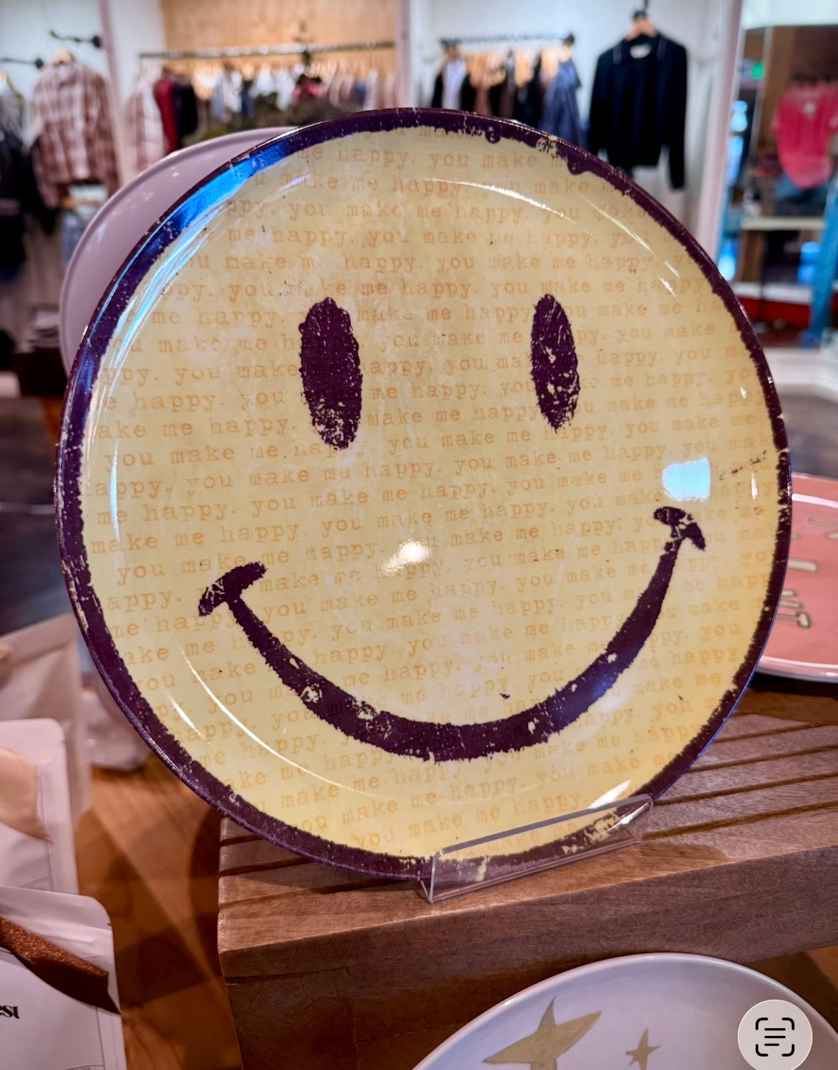The Breakfast Club Melamine Plate- “Smiley Face”