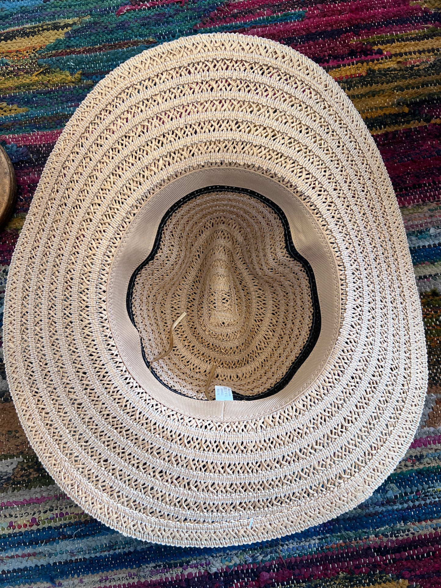 The Bella- Straw Braided Ribbon Strap Sun Hat