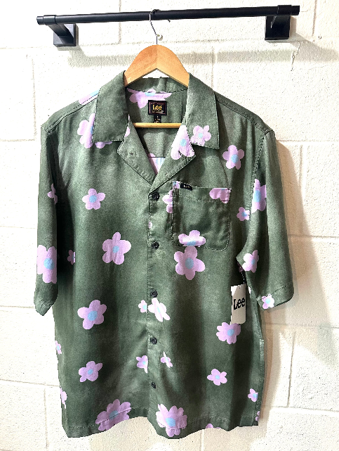 Flora Short Sleeve Button Up Shirt