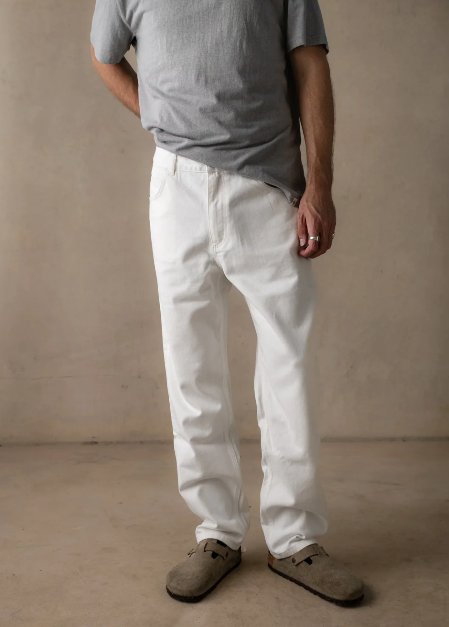 Classic Denim Jean - White