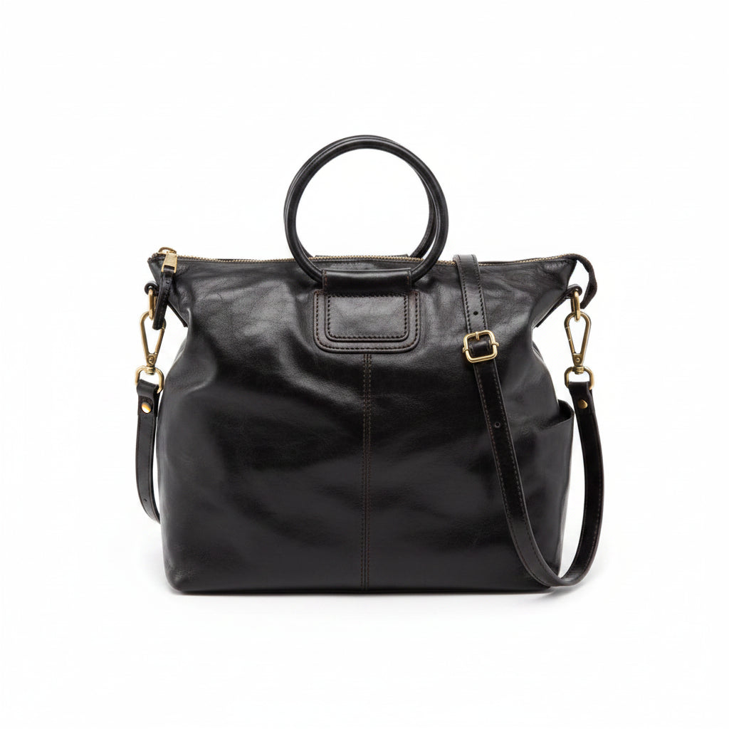 Black Sheila Large Satchel
