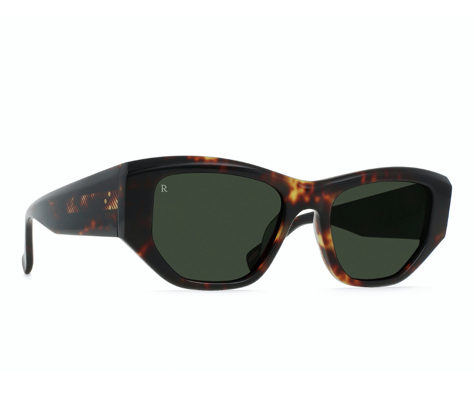 Ynez Sunglasses - Ristretto Tortoise/Bottle Green