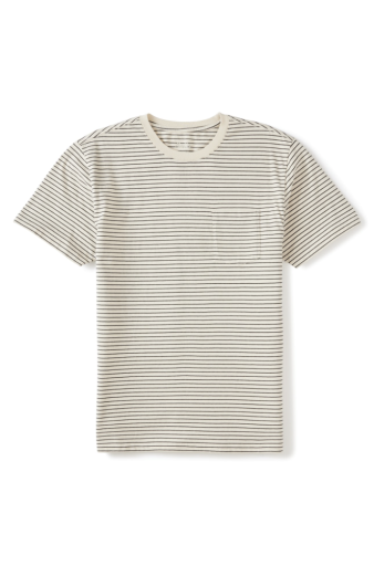 Katin FINLEY POCKET TEE in VAPOR/BLACK WASH