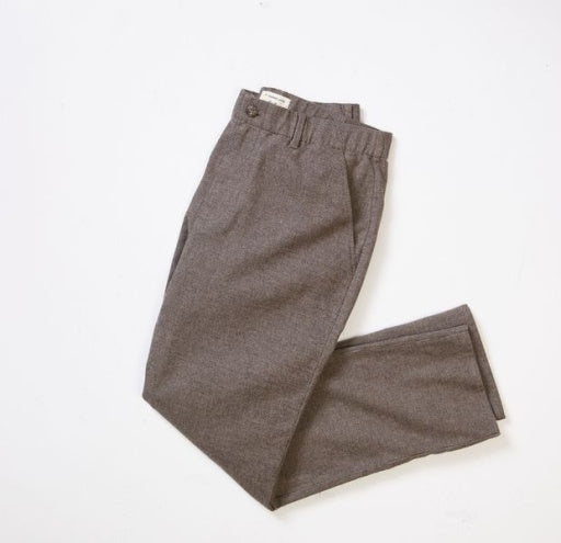 Saturday Houndstooth Chino - Slim Straight - Dark Taupe