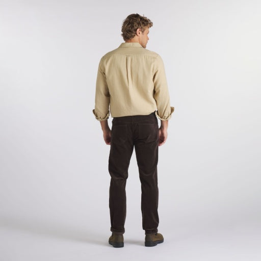 BURLINGTON CORDUROY 5 POCKETS - COFFEE BEAN