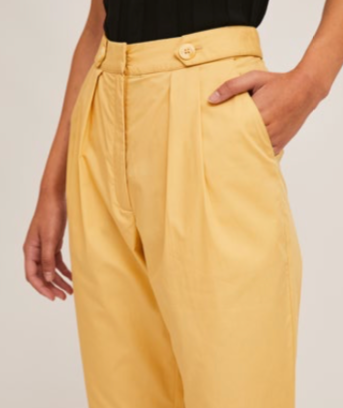 Ankle Grazer Trousers - Yellow
