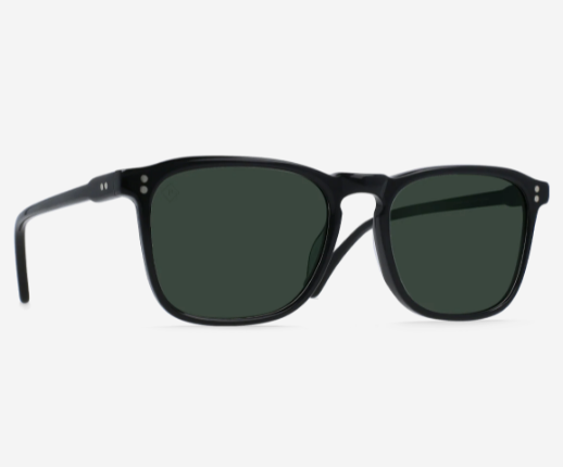 Wiley Sunglasses - Crystal Black/Green Polarized