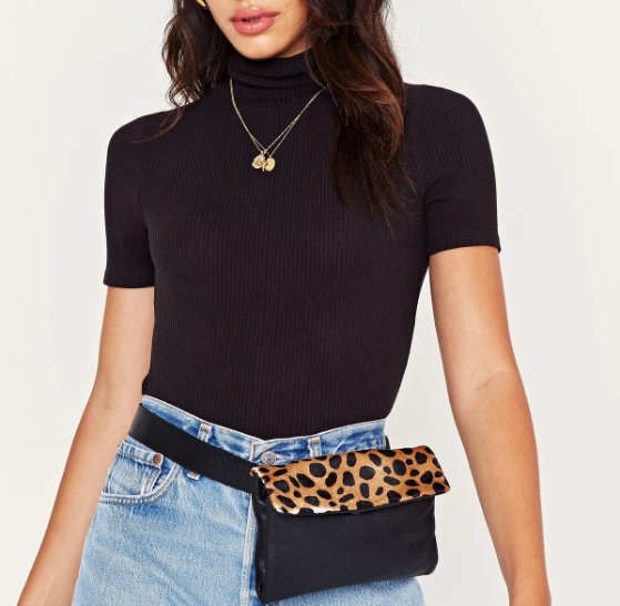 Cher Ribbed Turtleneck - Black - Genterie Supply Co.