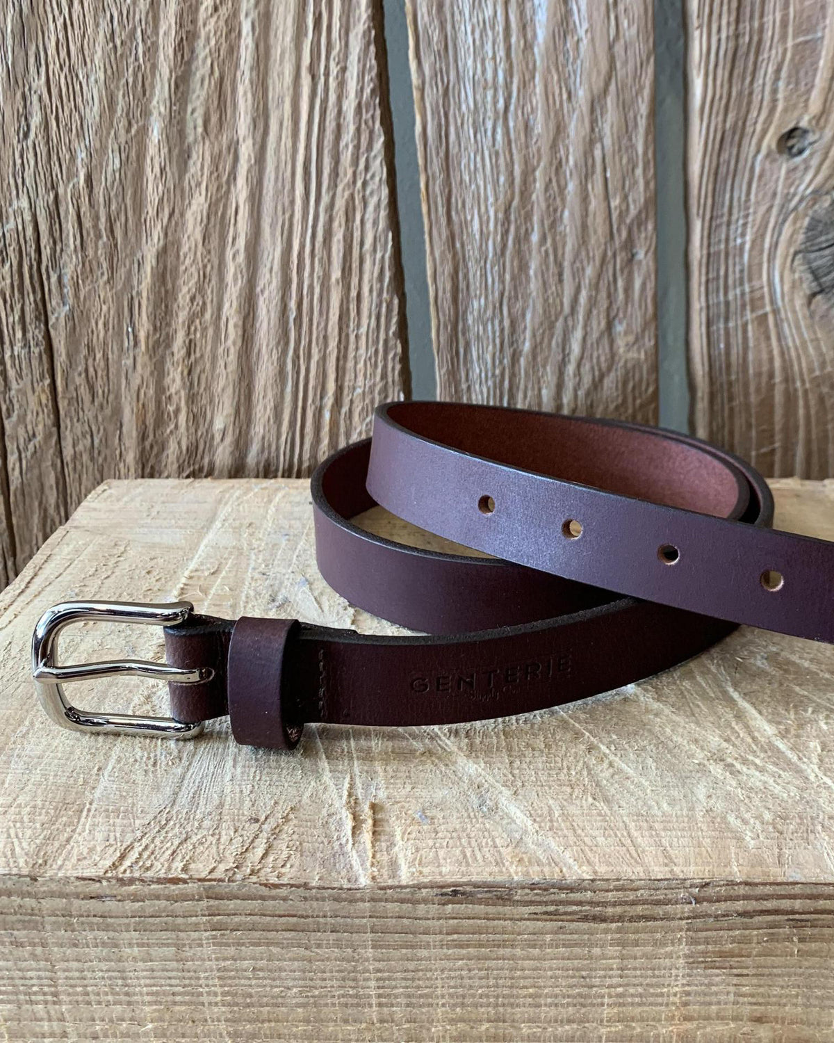 Everyday Belt - Brown 1" - Genterie Supply Co.