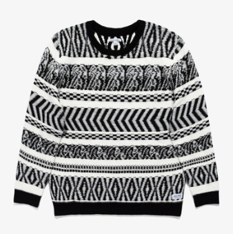 Mik Sweater - Black/White