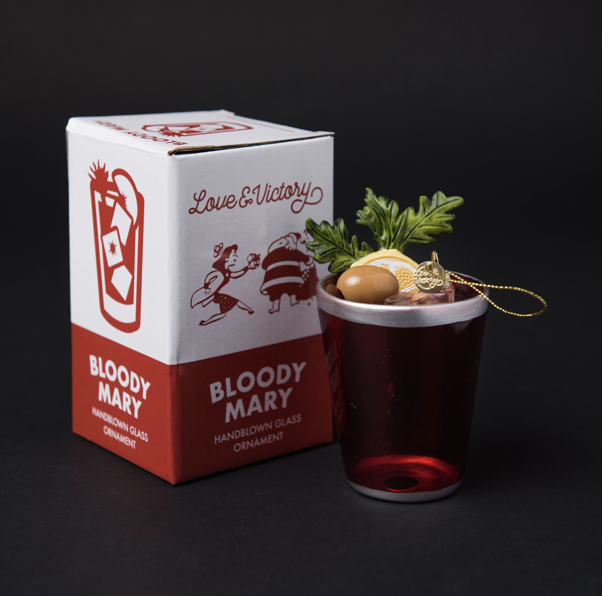 Bloody Mary Cocktail Holiday Ornament