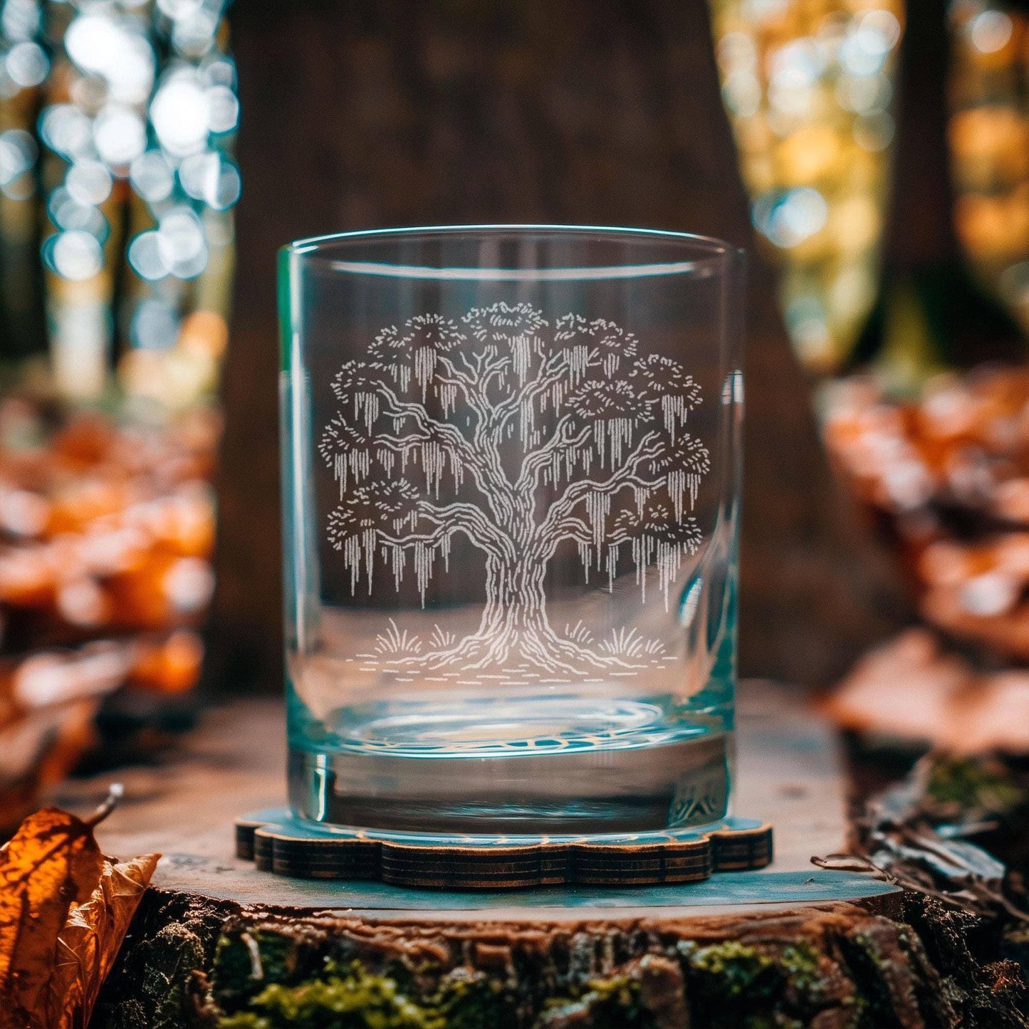 Southern Oak Tree Glass