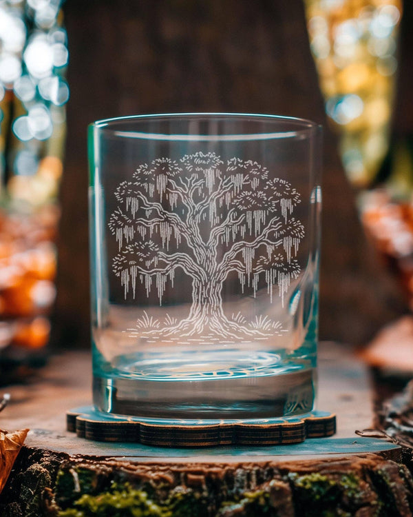 Southern Oak Tree Glass