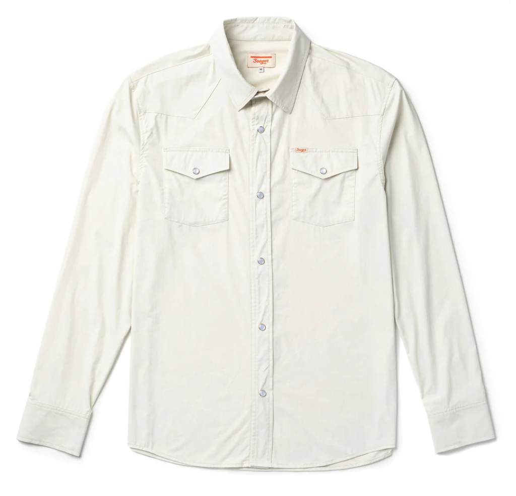 El Ranchero L/S Shirt - Eggshell White