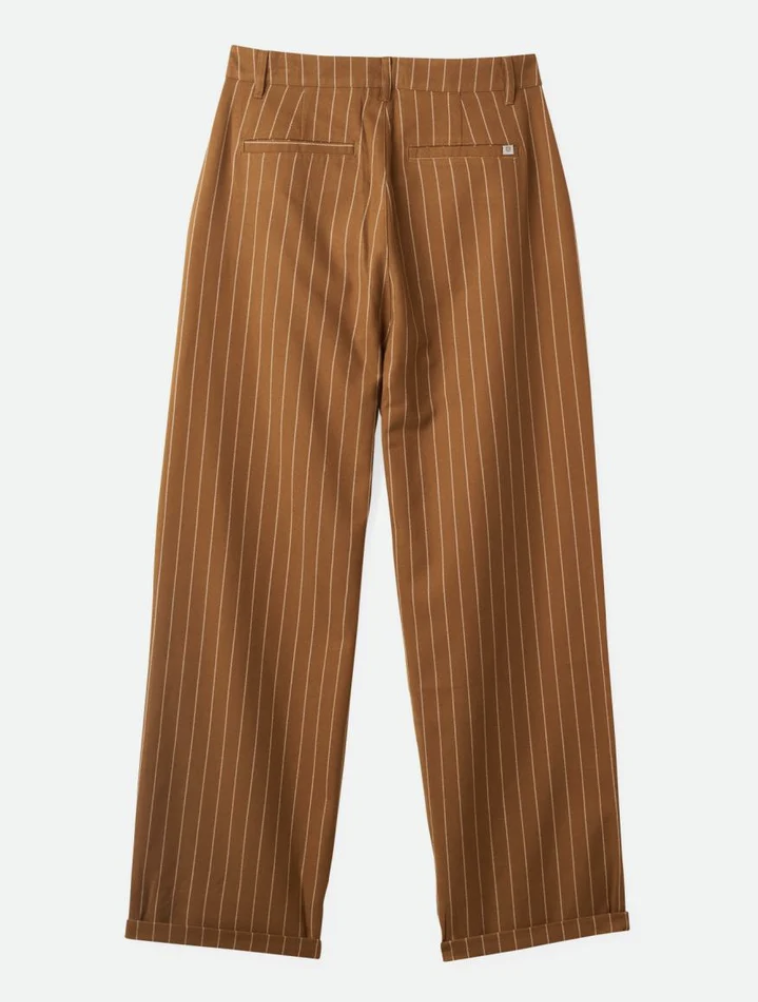 Victory Trouser Pant - Washed Copper Pinstripe