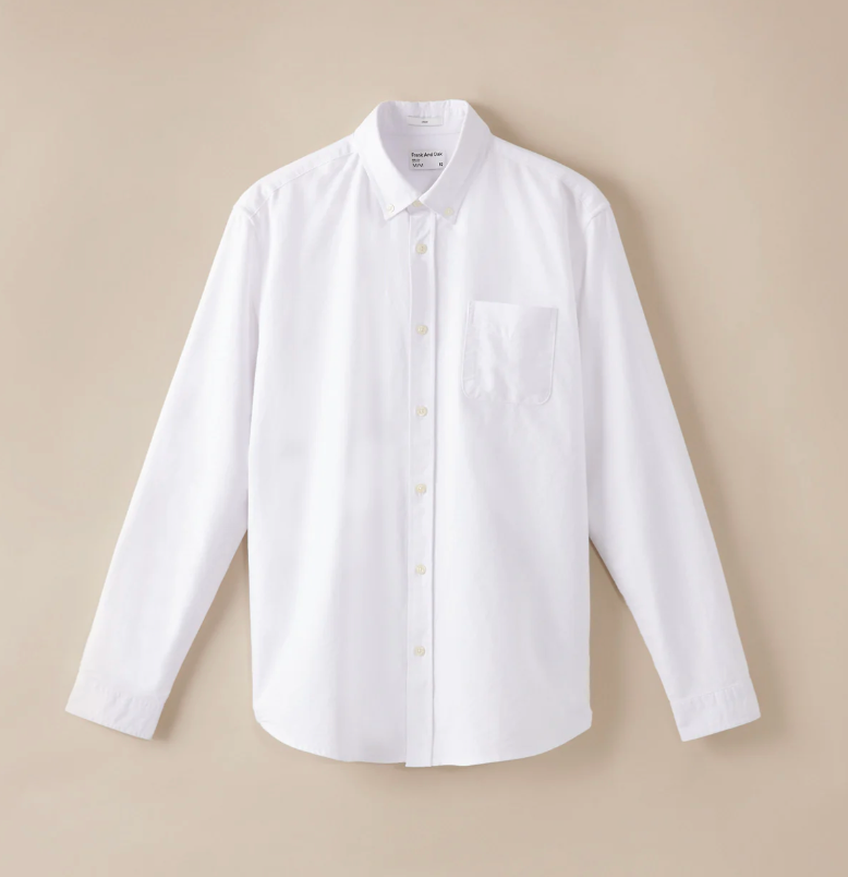Jasper Oxford Shirt - White