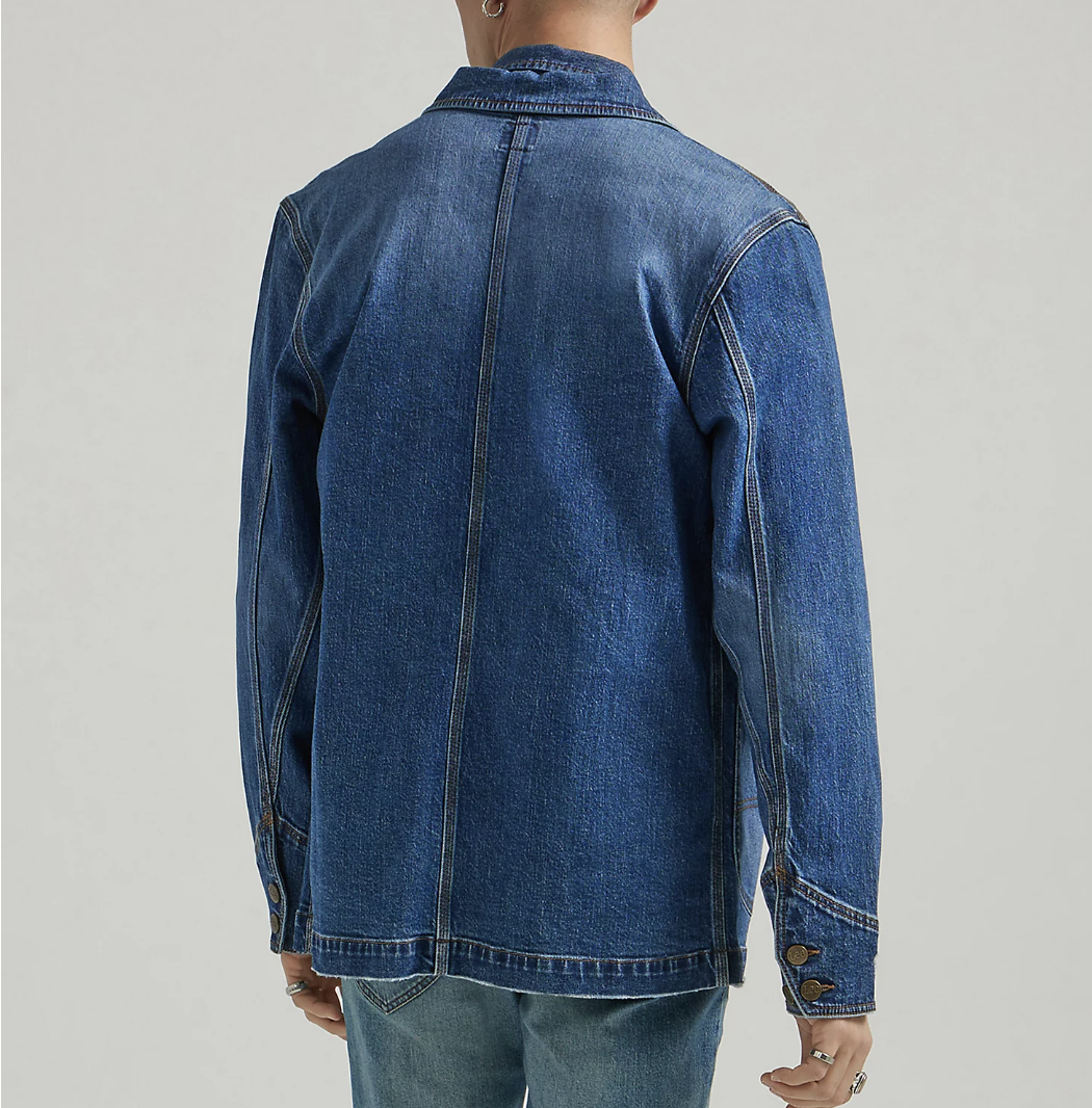 Denim Chore Coat - Mid Wash