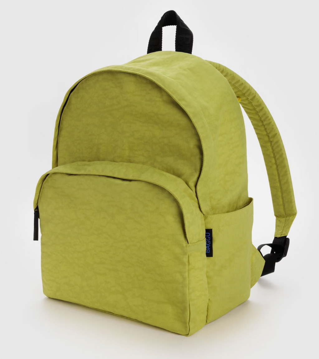 Large Nylon Backpack - Lemongrass