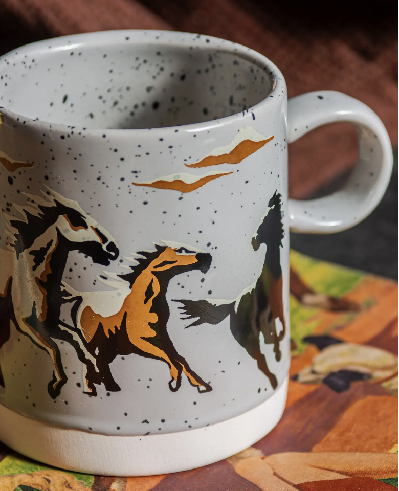Wild Horses Ceramic Mug