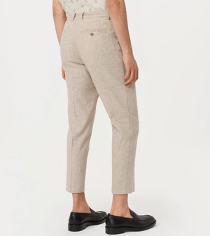 Colin Tapered Linen Pant - Hazel