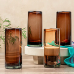 Handblown Mexican Highball Glasses - Tamarind