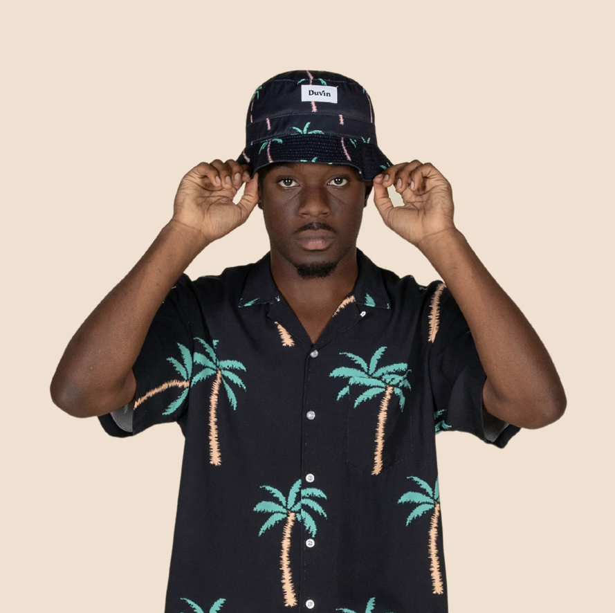 Palmy Bucket Hat - Black
