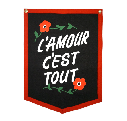 L'amour C'est Tout Camp Flag