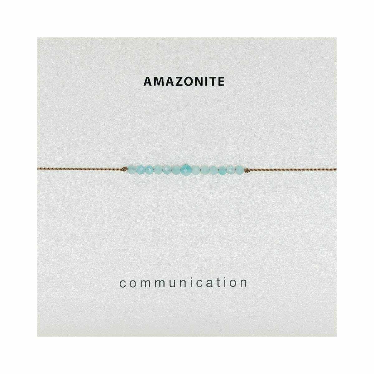 Communication Amazonite Bracelet