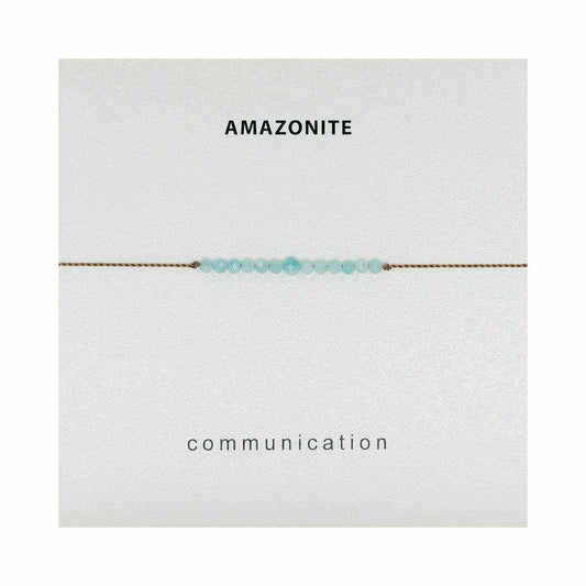Communication Amazonite Bracelet