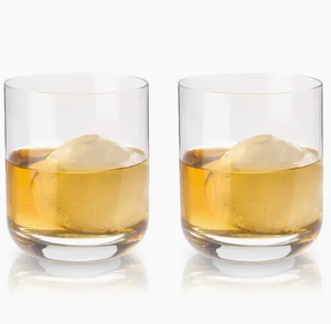 Raye™ Crystal Lowball Whiskey Tumblers - Set of 2